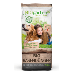 Bio Rasendünger für 250m2 - 10kg, Bio Rasendünger 10kg, nach