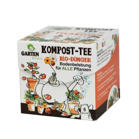 Kompost-Tee für Pflanzen Gartenleben 8 Beutel á 30 ml, pflanzen