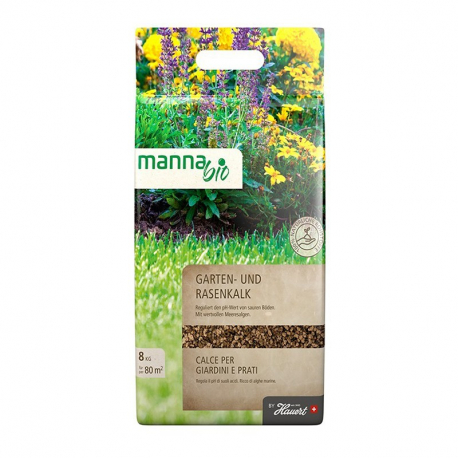 Manna Bio Garten- und Rasenkalk Hauert 8 kg, Hauert Manna Rasen